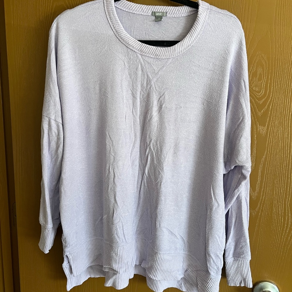 Aerie Light Purple Sweatshirt